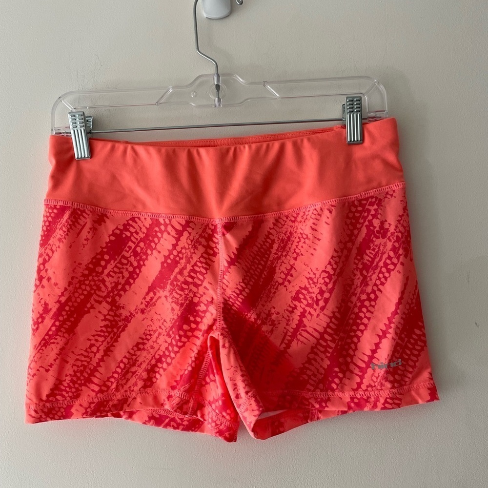Hind Patterned Spandex Shorts‎